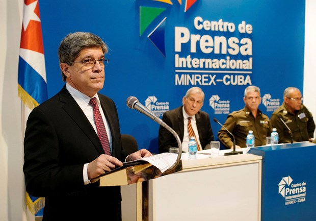 Vụ trưởng các vấn đề về Mỹ thuộc Bộ Ngoại giao Cuba Carlos Fernandez de Cossio. (Ảnh: China Daily)
