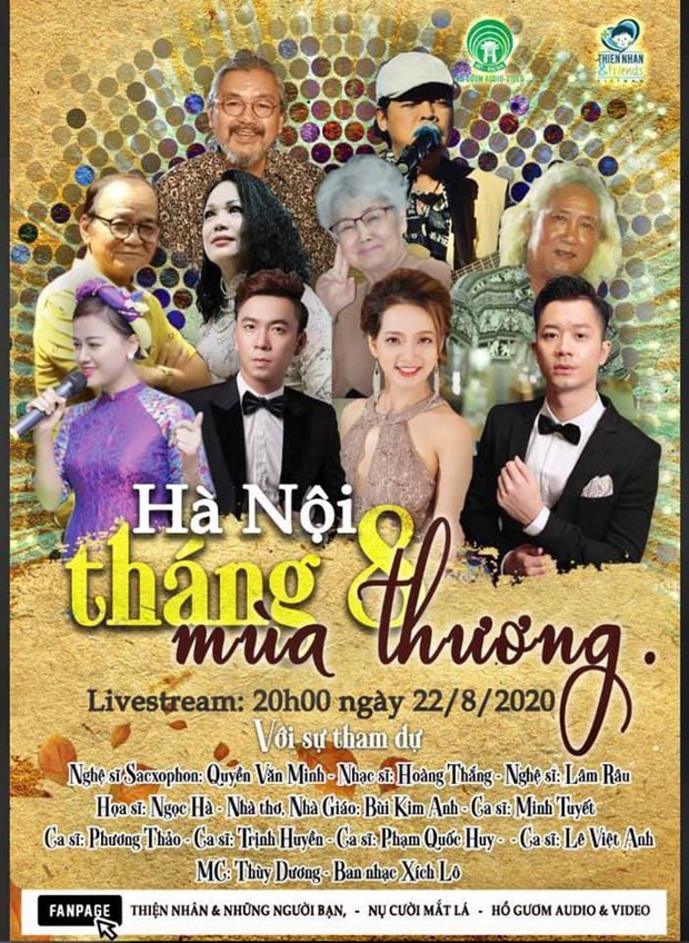  Các nghệ sĩ sẽ góp mặt trong  