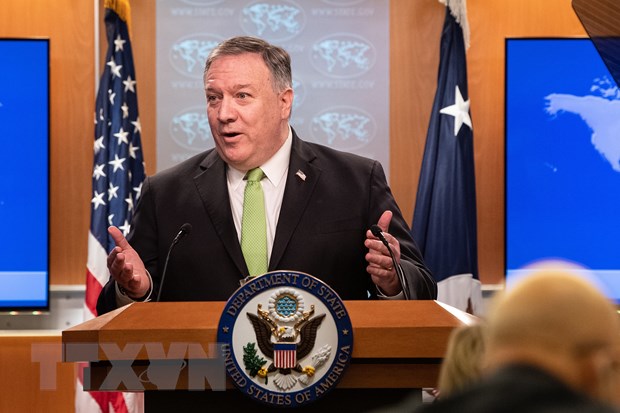 Ngoại trưởng Mỹ Mike Pompeo. (Ảnh: AFP/TTXVN)