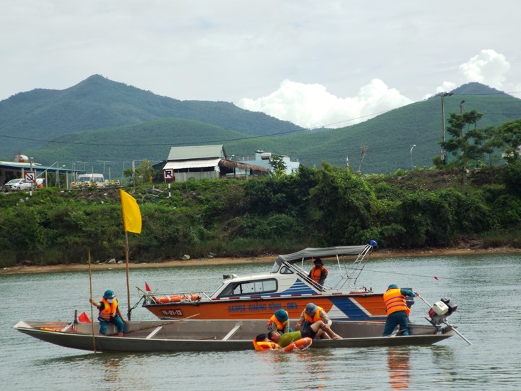 Chương trình huấn luyện góp phần nâng cao trình độ, khả năng phối hợp, xử lý, ứng phó với các tình  huống xảy ra của cán bộ, chiến sỹ.