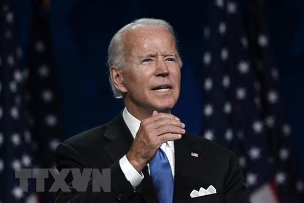 Ông Joe Biden phát biểu tại Wilmington, Delaware, Mỹ. (Ảnh: AFP/TTXVN)