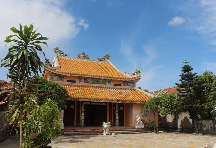 Đình làng Lộc Điền nơi ghi dấu sự hoạt động của Chi bộ Lộc Điền.