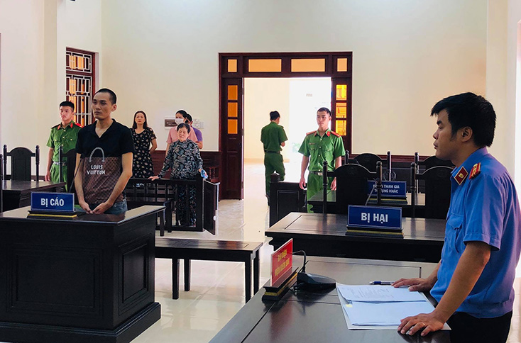 Tòa án nhân dân thành phố Đồng Hới đã tuyên phạt Phạm Đình Luận 12 tháng tù