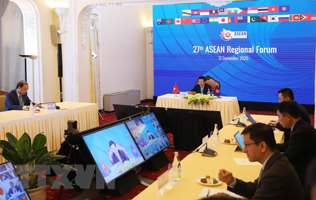 Diễn đàn Khu vực ASEAN lần thứ 27 (ARF). (Ảnh: Lâm Khánh/TTXVN)
