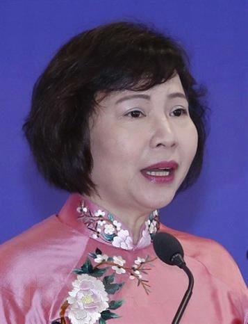 Bà Hồ Thị Kim Thoa, cựu Thứ trưởng Bộ Công Thương. (Ảnh: TTXVN)