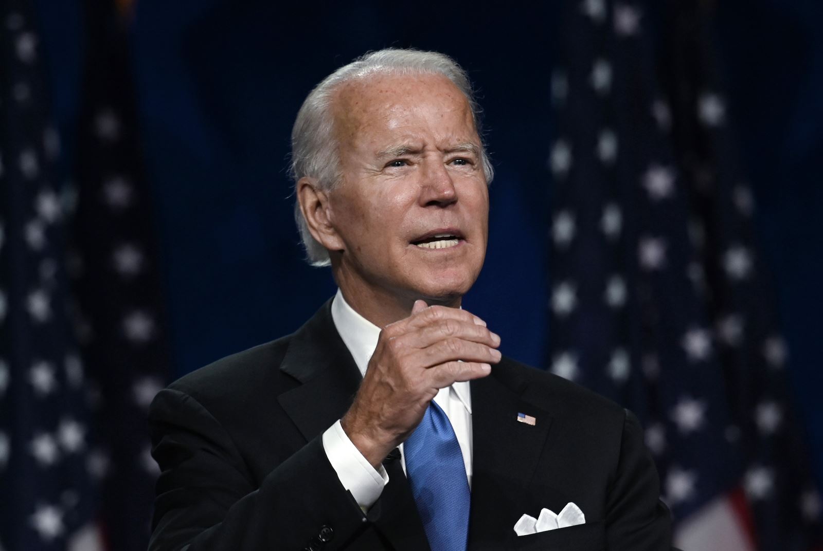 Ông Joe Biden phát biểu tại một sự kiện ở Wilmington, bang Delaware hồi tháng 8. Ảnh: AFP/TTXVN
