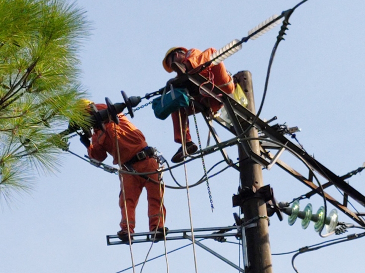 Cán bộ công nhân viên Điện lực Bố Trạch kịp thời xử lý cấp điện trở lại cho khách hàng trên địa bàn huyện.
