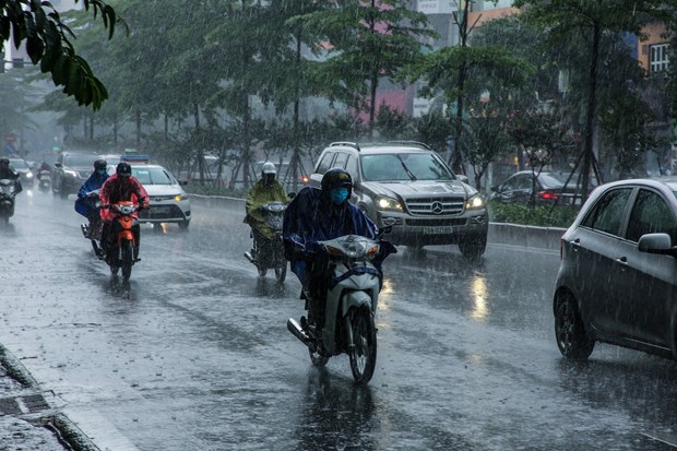 Từ đêm 22-9, Bắc Bộ có mưa vừa, mưa to, có nơi mưa rất to. (Ảnh: Minh Sơn/Vietnam+)