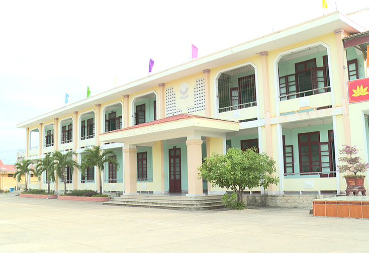 Nhiều trường học trên địa bàn thị xã Ba Đồn được đầu tư xây dựng khang trang 