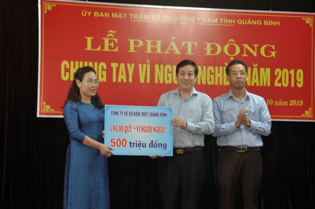  Công ty TNHH MTV XSKT Quảng Bình luôn tích cực tham gia các chương trình an sinh xã hội, từ thiện nhân đạo.