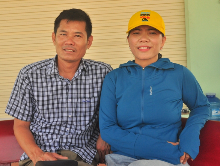  Vợ chồng anh Nguyễn Ngọc Thanh, chị Nguyễn Thị Kim Cúc. 