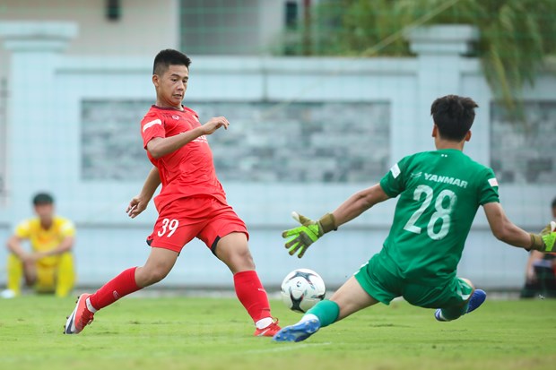  U21 Việt Nam tập trung hai tuần tại Hà Nội trước khi bay sang Pháp dự giải giao hữu Toulon. (Ảnh: Hiển Nguyễn/Vietnam+) 