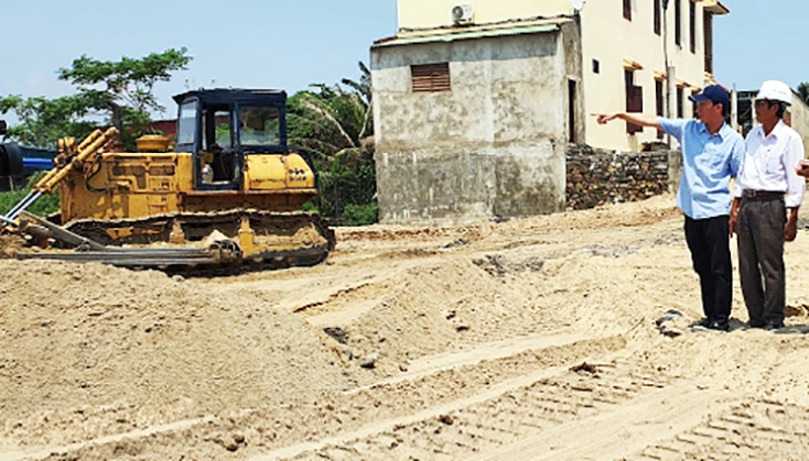 Bố Trạch chú trọng công tác quản lý các hoạt động liên quan đến tài nguyên khoáng sản trên địa bàn. 