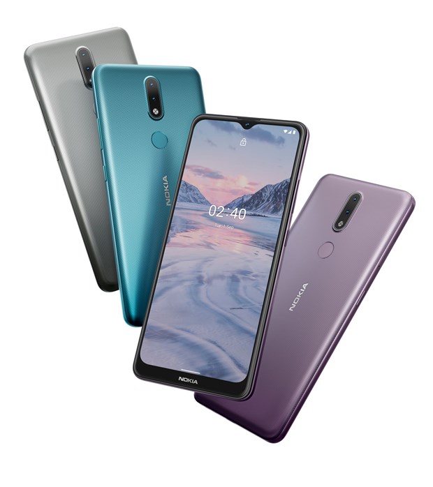  Nokia 2.4 sở hữu ba màu sắc. (Ảnh: Nokia)