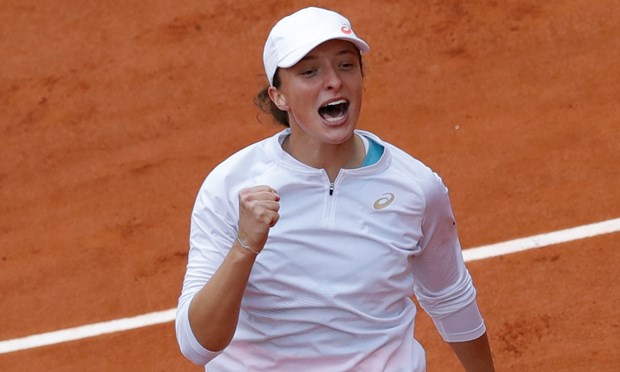  Iga Swiatek là tay vợt đơn đầu tiên của Ba Lan giành Grand Slam. (Nguồn: AP)