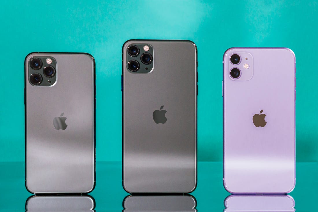  Dòng sản phẩm iPhone 11 ra mắt năm ngoái. Ảnh: BI