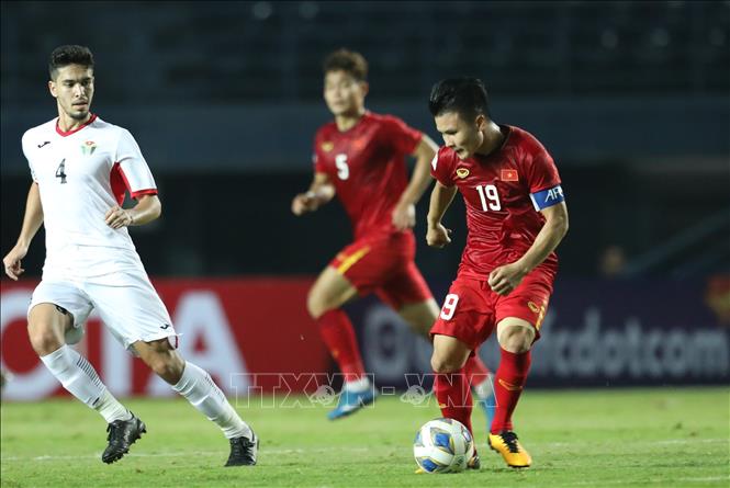 Tại VCK U23 châu Á năm 2020, tuyển U23 Việt Nam dừng bước ở vòng bảng. Ảnh: TTXVN