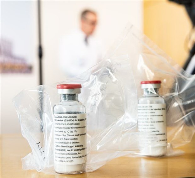  Thuốc kháng virus remdesivir tại Hamburg, Đức. (Ảnh: AFP/TTXVN)