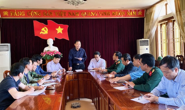 Bộ trưởng Bộ Nông nghiệp-PTNT Nguyễn Xuân cường phát biểu kết luận buổi làm việc.