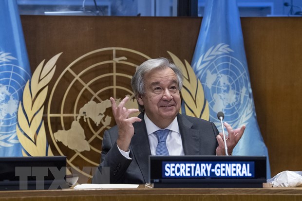  Tổng Thư ký Liên hợp quốc Antonio Guterres. (Ảnh: THX/TTXVN)