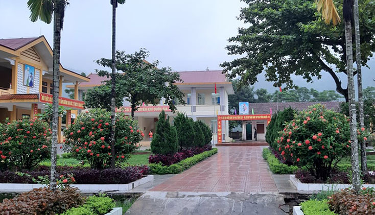 Nhiều trường học trên địa bàn huyện Tuyên Hóa khó đáp ứng tiêu chuẩn mới của trường chuẩn quốc gia. 