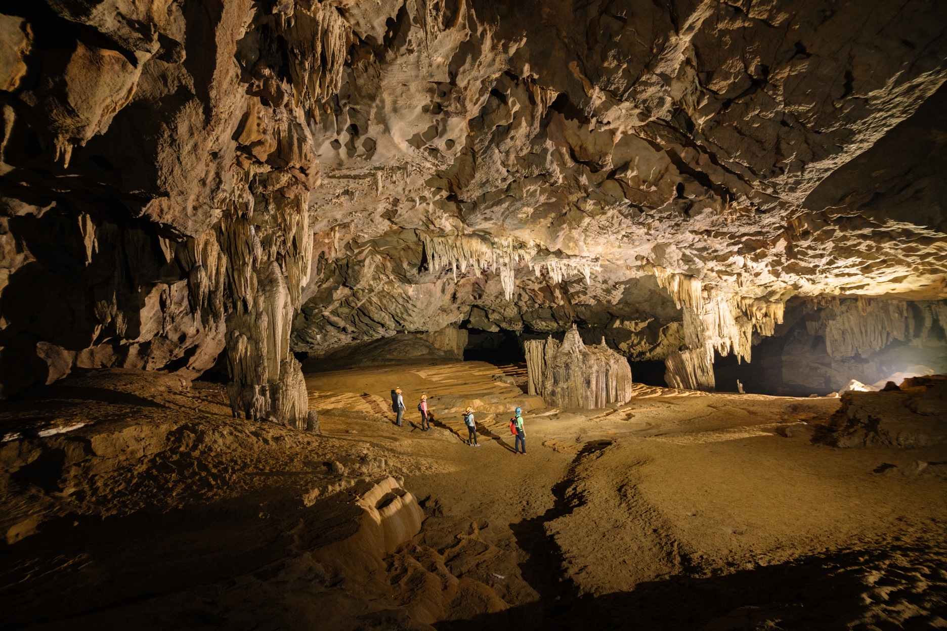 Hệ thống hang động của Quảng Bình thực sự hấp dẫn với những khách ưa khám phá, thích trải nghiệm như Lê Tuyết.