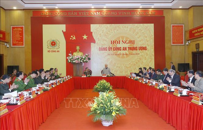 Tổng Bí thư, Chủ tịch nước Nguyễn Phú Trọng phát biểu chỉ đạo hội nghị. Ảnh: Doãn Tấn/TTXVN
