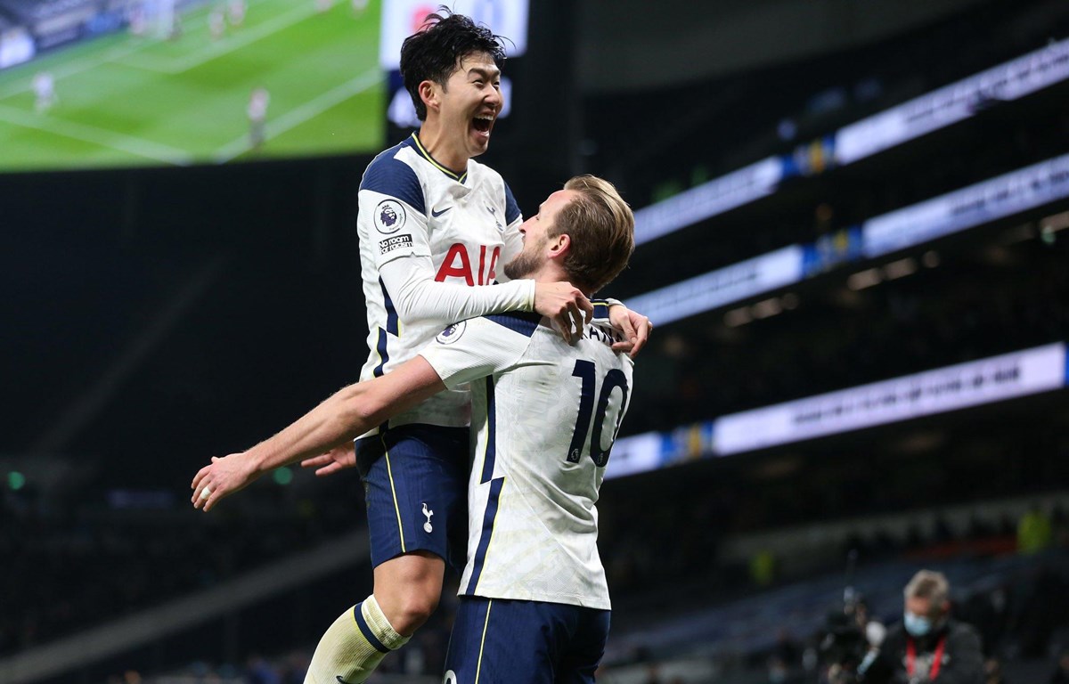 Kane và Son Heung-min lại tỏa sáng giúp Tottenham chiến thắng. (Nguồn: Getty Images)