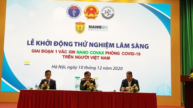  Các đại diện trả lời tại buổi họp báo. (Ảnh: T.G/Vietnam+)