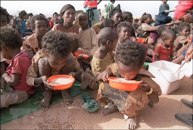 Nạn đói liên tục tăng cao và tiếp tục hoành hành tại nhiều khu vực trên thế giới, đặc biệt là Tây Phi do đại dịch COVID-19 (Nguồn:TTXVN)