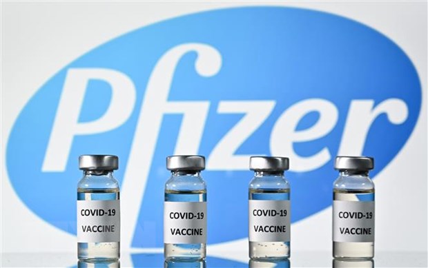 Vắcxin do hãng dược Pfizer nghiên cứu và sản xuất (Nguồn:TTXVN)