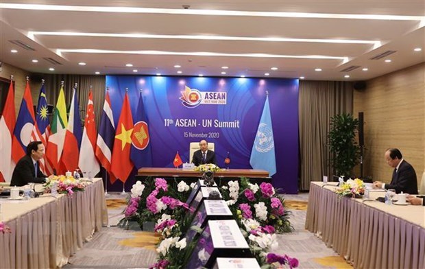  Quang cảnh Hội nghị Cấp cao ASEAN-Liên hợp quốc lần thứ 11. (Ảnh: Thống Nhất/TTXVN)