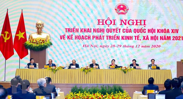 Quang cảnh hội nghị. (Ảnh: Thống Nhất/TTXVN)