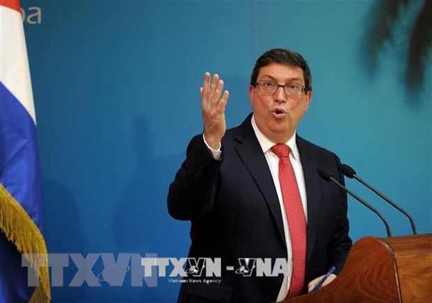 Bộ trưởng Ngoại giao Cuba Bruno Rodriguez phản đối mạnh mẽ lệnh trừng phạt của Mỹ (Nguồn:TTXVN)