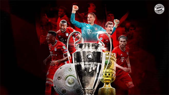  Bayern giành cú ăn 3 lần thứ 2 trong lịch sử CLB