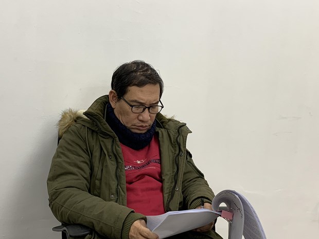 Nghệ sỹ Quang Thắng trong buổi tập. (Ảnh: VFC)
