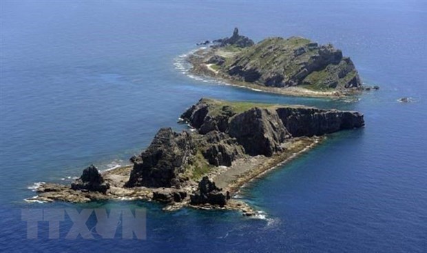 Quần đảo tranh chấp mà Nhật Bản gọi là Senkaku. (Nguồn: The Japan Times/TTXVN)