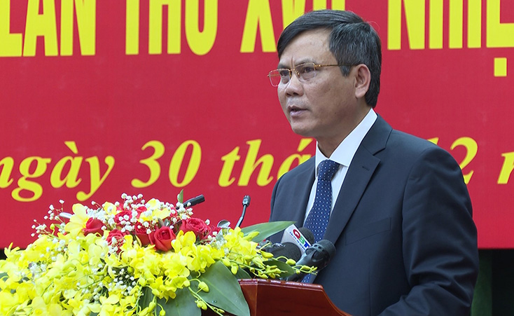 Đồng chí Trần Thắng Phó Bí thư Tỉnh ủy, Chủ tịch UBND tỉnh