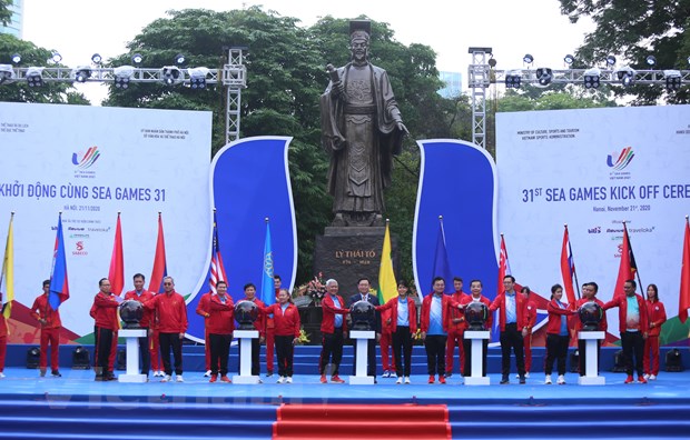  Thể thao Việt Nam hướng tới mục tiêu kép, tổ chức tốt và giành thành tích cao tại SEA Games 31. (Ảnh: Hiển Nguyễn/Vietnam+)