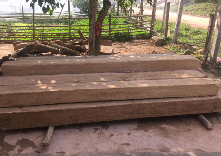 Gần 1m3 gỗ là tang vật của một vụ vi phạm pháp luật về lâm nghiệp bị xử lý tại xã Trọng Hóa, huyện Minh Hóa trong dịp Tết Nguyên đán Tân Sửu 2021