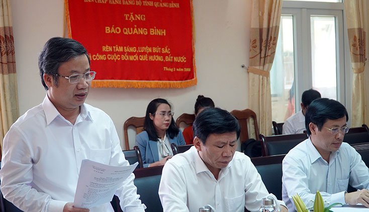 Đồng chí Cao Văn Định, Ủy viên Ban Thường vụ, Trưởng ban Tuyên giáo Tỉnh ủy: Tác phẩm báo chí phải thể hiện được ý chí, khát vọng phát triển của cán bộ, đảng viên và nhân dân.  