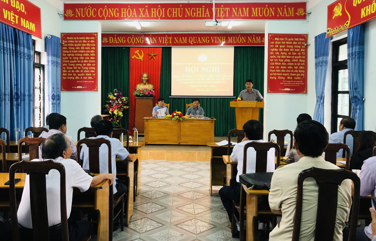  Huyện Minh hóa tổ chức hội nghị hiệp thương lần thứ hai.