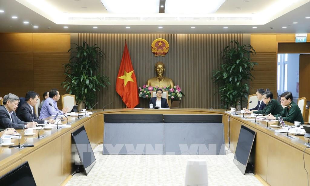   Phó Thủ tướng Vũ Đức Đam phát biểu chỉ đạo cuộc họp. Ảnh: Doãn Tấn - TTXVN