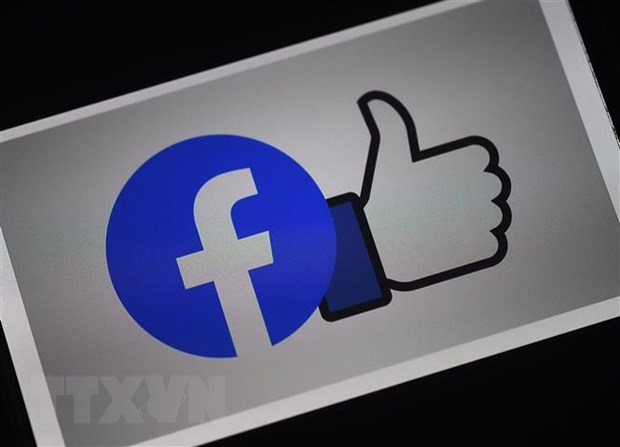 Biểu tượng mạng xã hội Facebook. (Nguồn: AFP/TTXVN)