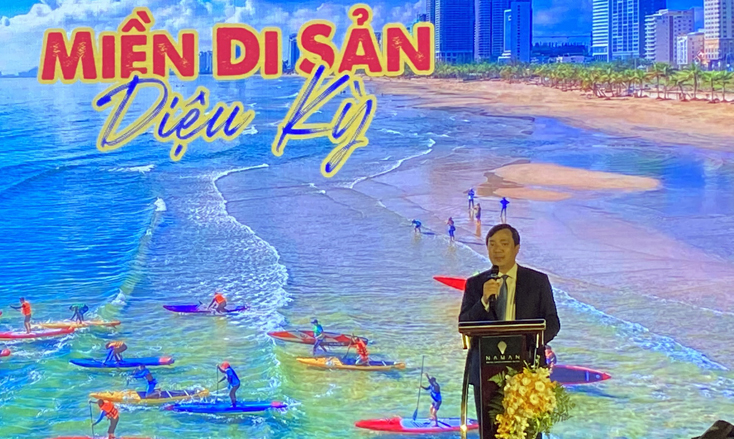 Ông Nguyễn Trùng Khánh, Tổng cục trưởng Tổng cục Du lịch phát biểu tại chương trình.