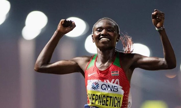 Vận động viên Ruth Chepngetich đã phá kỷ lục thế giới cự ly bán marathon Istanbul 2021. (Nguồn: olympicchannel.com)