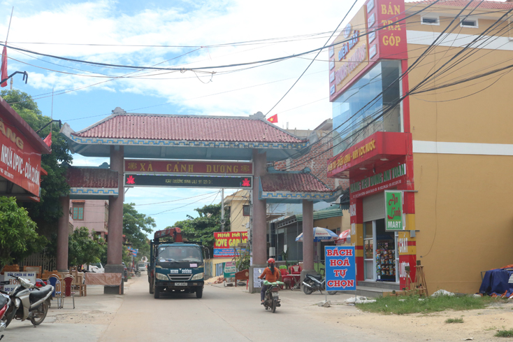 Tăng cường công tác kiểm tra, giám sát để góp phần giữ gìn an ninh chính trị tại xã Cảnh Dương, huyện Quảng Trạch.