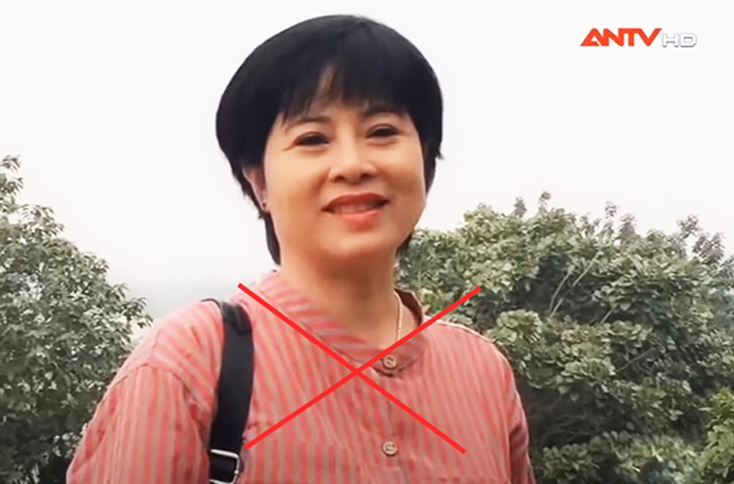  Đối tượng Nguyễn Thúy Hạnh. Ảnh từ clip của Truyền hình Công an nhân dân.
