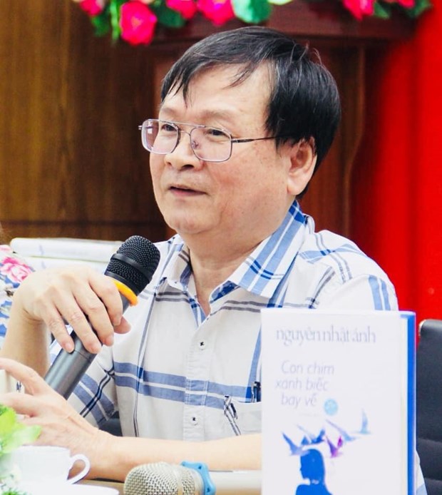  Nhà văn Nguyễn Nhật Ánh sẽ giao lưu cùng độc giả nhân Ngày Sách Việt Nam. (Ảnh: PV/Vietnam+)