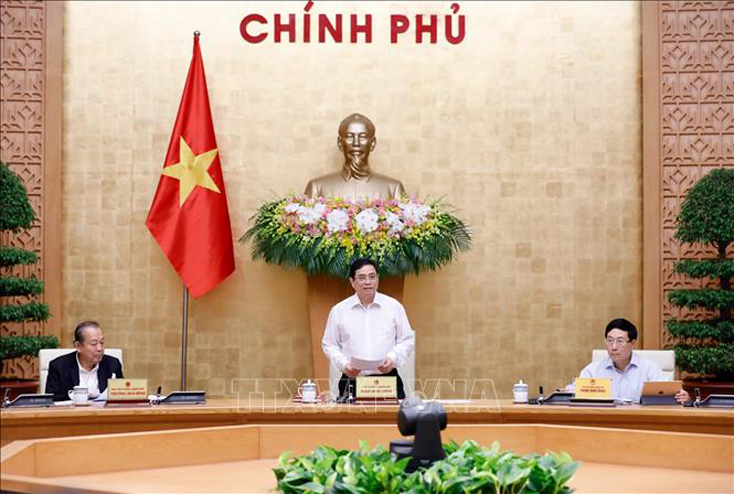 Thủ tướng Phạm Minh Chính phát biểu khai mạc phiên họp.